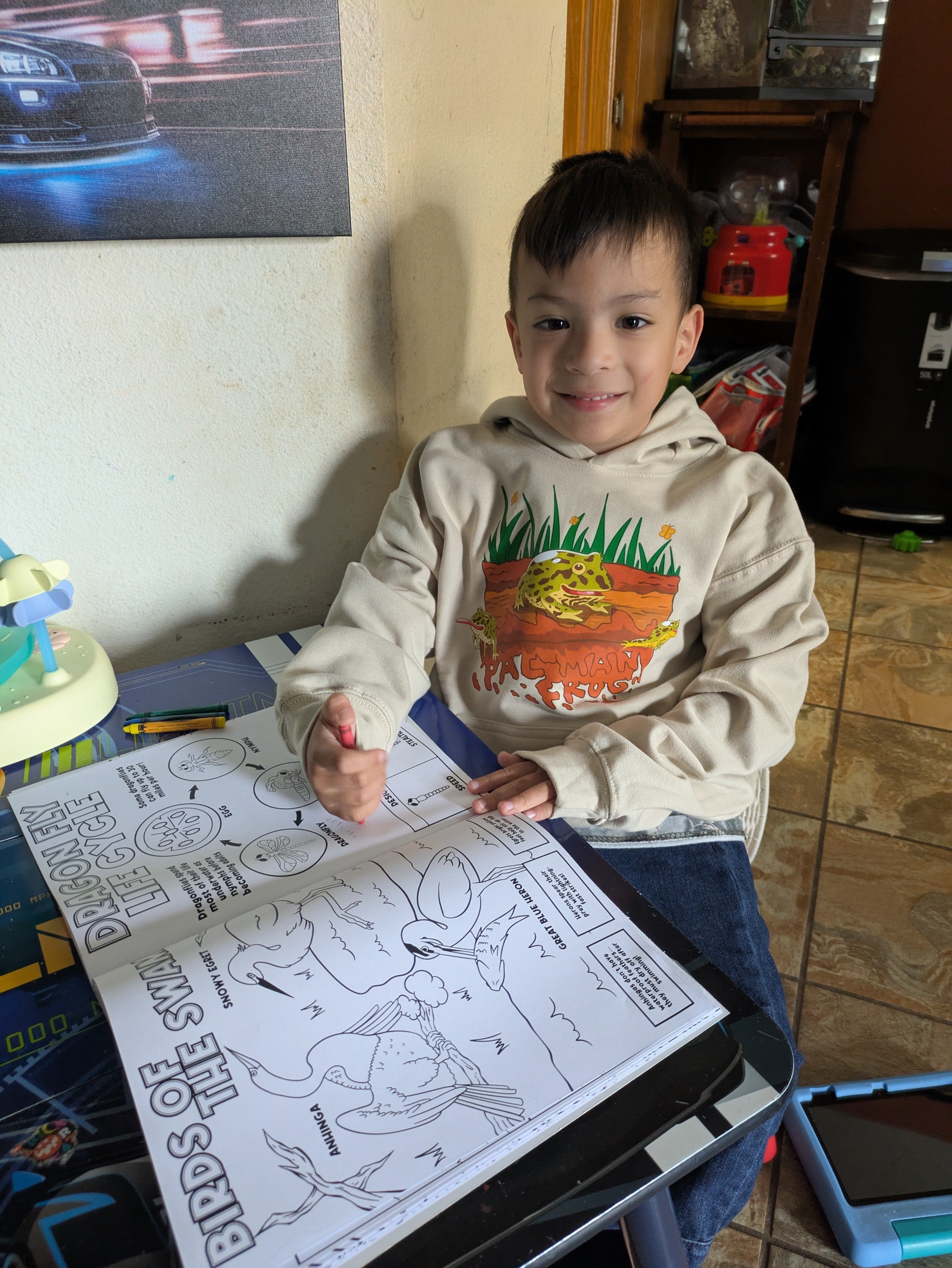 Sudadera con la rana Pacman