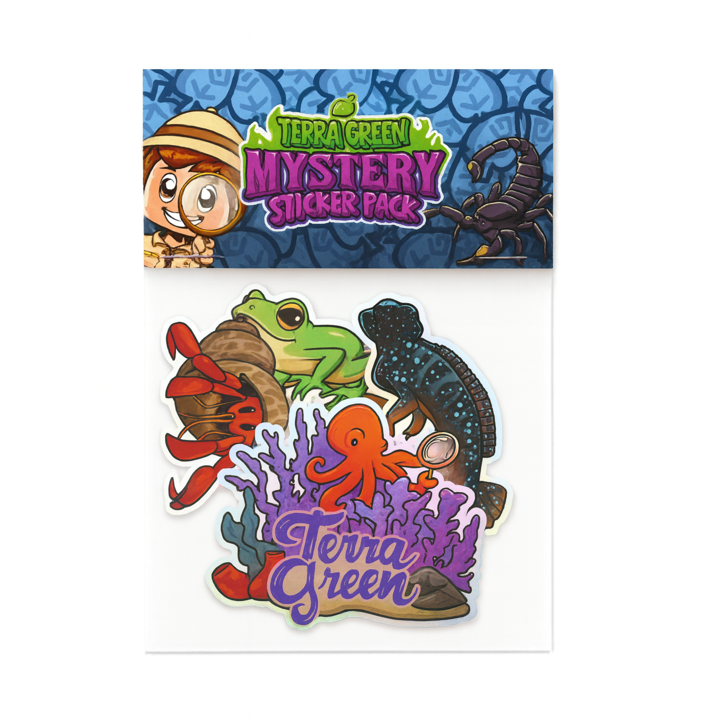 Terra Green Mystery Sticker Pack