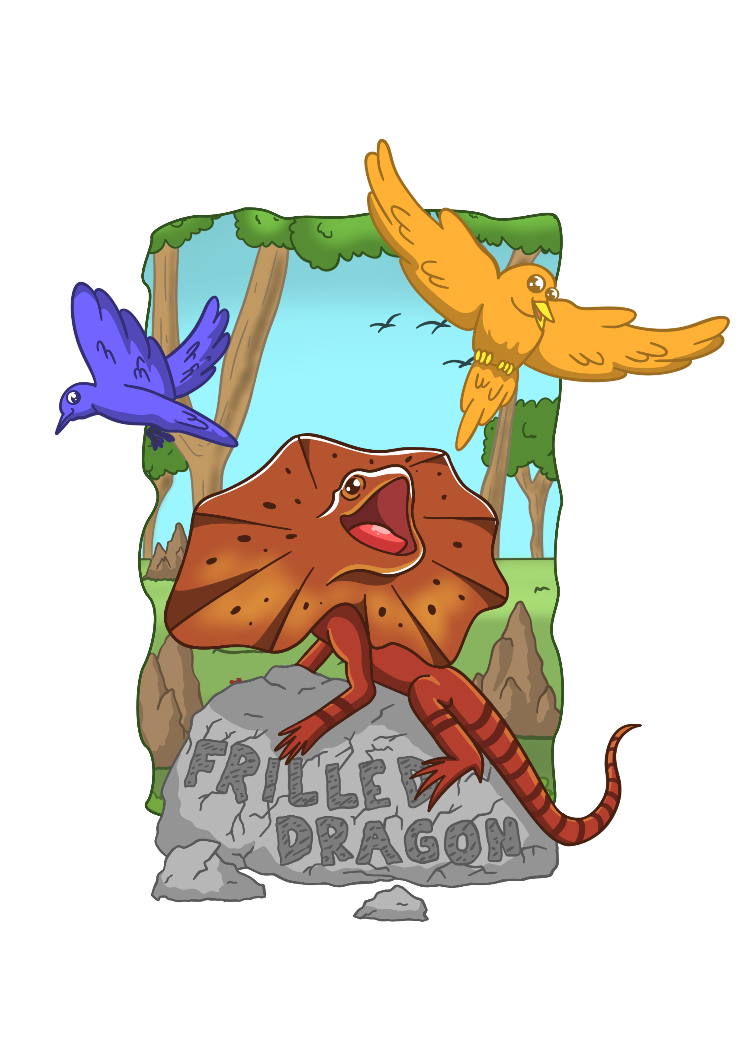 Frilled Dragon Sweatshirt